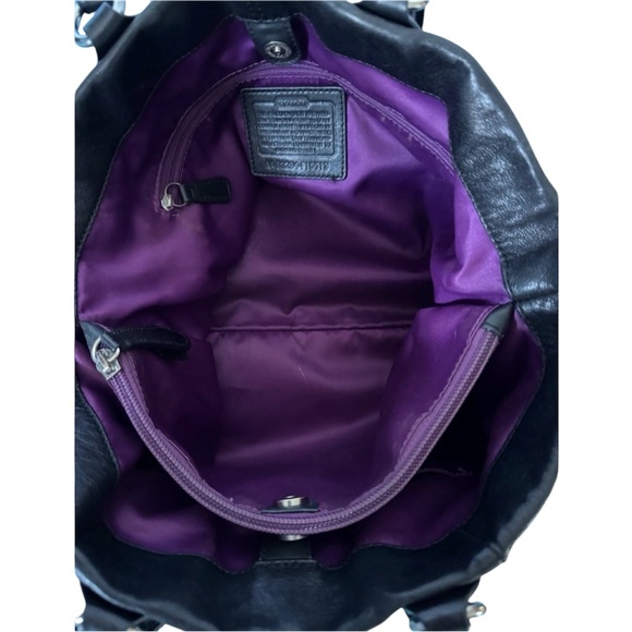 Coach Black Leather Tote Bag - Picture 6 of 6